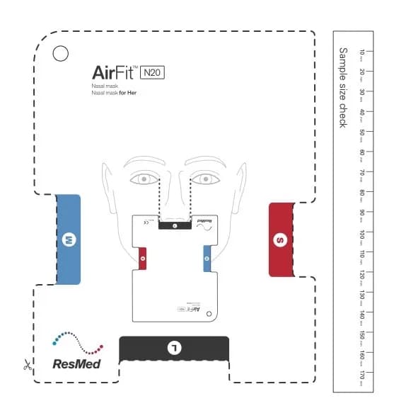 Mascarilla Nasal ResMed AirFit N20 - Vista 2