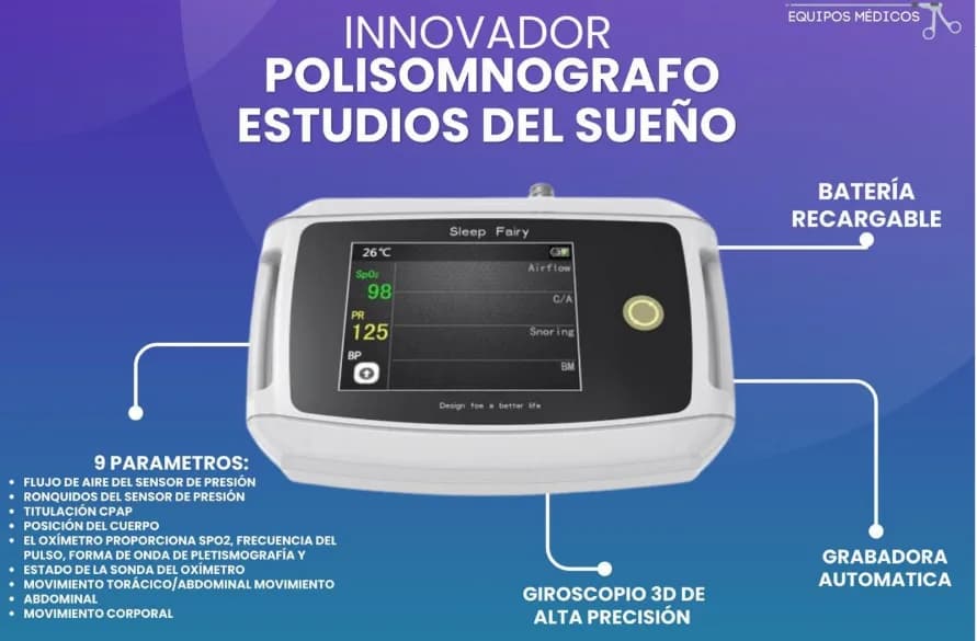 Polígrafo VentMed SF-A10S con Audio - Vista 5